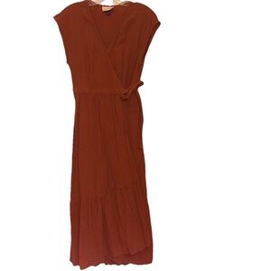 Universal Thread Burnt Orange Maxi Dress